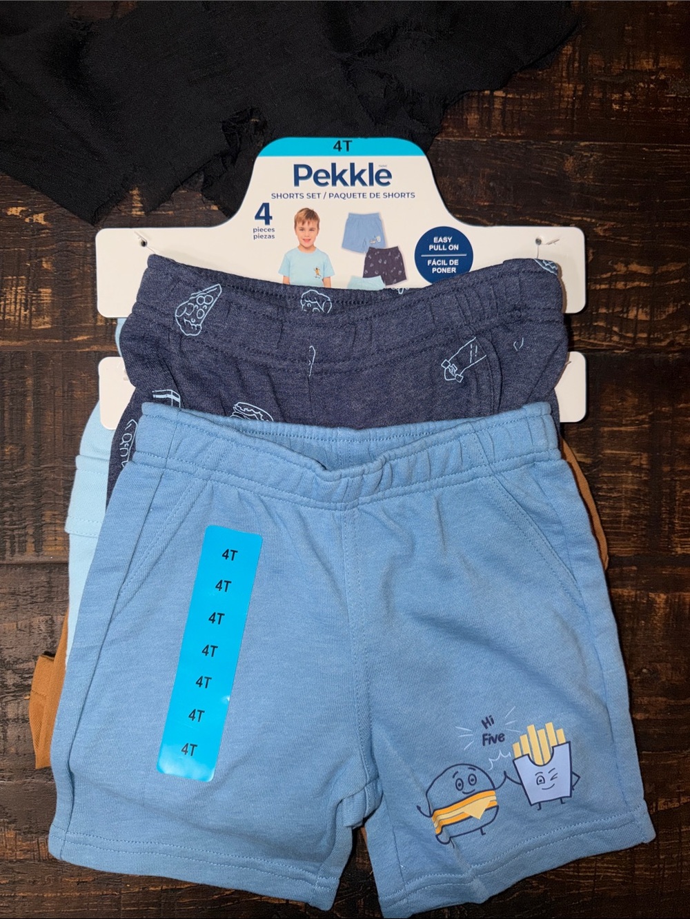 Boys Pekkle  Short Set , 4 Pack
